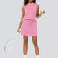 Women's 2-Piece Tracksuit Tank Top & Mini Shirt
