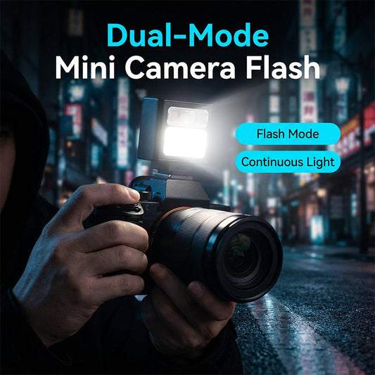 📸 LIMITED-TIME 50% OFF! ✨ Pocket-Sized Camera Flash – Dual Mode, Hot Shoe Mount, USB-C Recharge ⚡