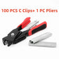 ❄️Summerfresh 50% OFF!🔧C‑Ring Pliers for Wire Mesh – Spring‑Loaded Pliers for Cages, Chicken Coops, Fencing and Cladding