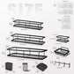 Bathroom Wall Mounted Storage Shelves Set