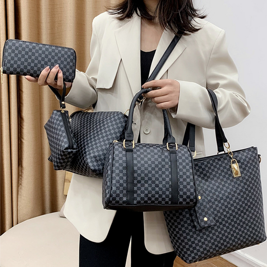 6-Piece Women's Fashion Handbag Set & ✈️ Free delivery