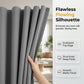 Drill-Free Velcro Blackout Curtain