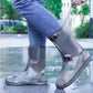 Reusable, waterproof, non-slip high-top shoe covers