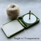 Portable Double Yarn Holder for Crochet & Knitting