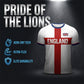 ⚽️40% OFF England Football Tee – Red Cross & Flag Graphic, Athletic Fit, Breathable for World Cup 2026 🏆⚽