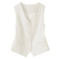 🥳2026 HOT SALE🥳 Elegant Women's V-Neck Button Front Vest