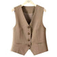 🥳2026 HOT SALE🥳 Elegant Women's V-Neck Button Front Vest
