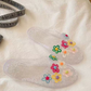🌸NEW ARRIVAL 50% OFF😍Women's Transparent Glitter Closed Toe Slippers