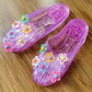 🌸NEW ARRIVAL 50% OFF😍Women's Transparent Glitter Closed Toe Slippers