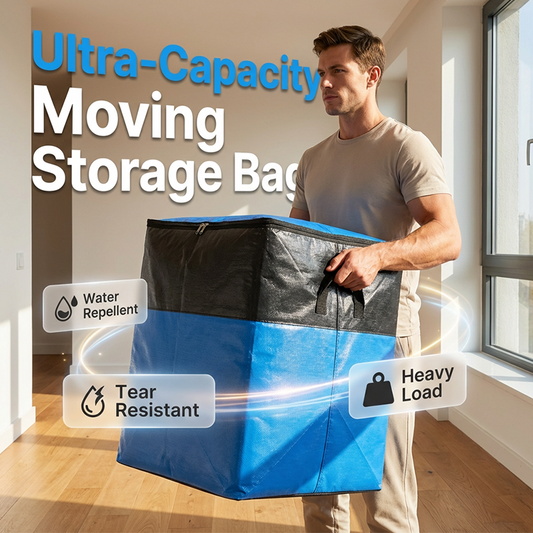 🎁2026 New Arrivals 50% OFF💥Collapsible Storage and Moving Bag – Heavy-duty handles & zippered closure – Folds flat, perfect for moving, travel or closet organization – reusable & easy to clean 🏠