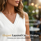 👚 LIMITED-TIME 50% OFF! ✨ Women's V-Neck Sleeveless Tank – Soft, Layered Collar, Everyday Chic 🌸