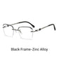 ⏳LAST DAY SALE ONLY￡9.99!!🔥Frameless Blue Light Blocking Glasses – Ultra-Light Titanium Build, Anti-Glare Lens 👓