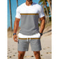 ⏳Limited-time 57% off⏰Men's Summer Color-Block Sportswear Set