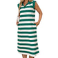Women's Casual Fashion Striped Dress