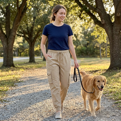 ⏳LAST DAY SALE 65% OFF !!📢Women's Lightweight Cargo Jogger Pants with Pockets