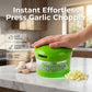 🧄✨ Garlic chopper – mince in seconds, no smell on hands, easy press!