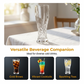Elegant Engraved Glass Beer Mug Crystal Craft Beer Cup
