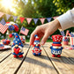 Patriotic Mini Gnome Figurine Set