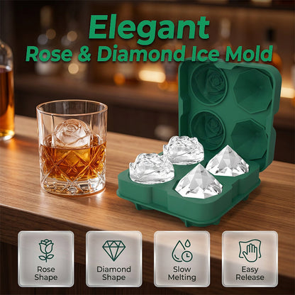 Easy-Release Silicone Ice Cube Tray