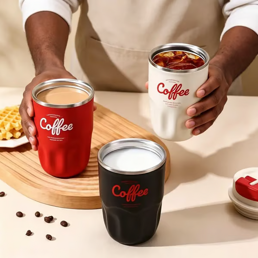 🎁💥LAST DAY SALE 50% OFF!!☕316 Stainless Steel Coffee Vacuum Flask