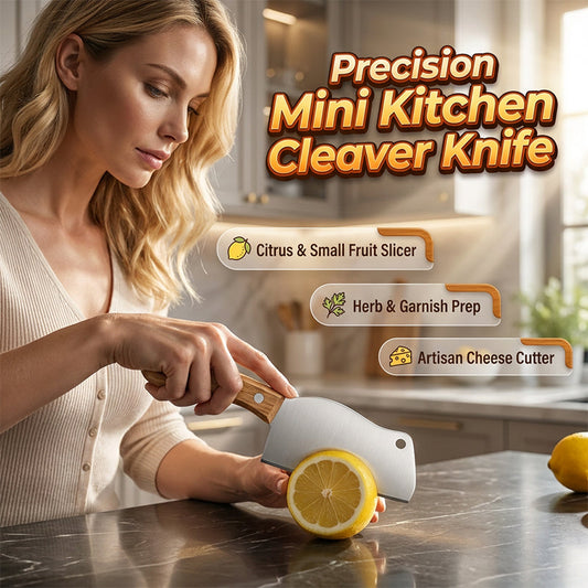 Stainless Steel Mini Fruit Kitchen Cleaver Knife