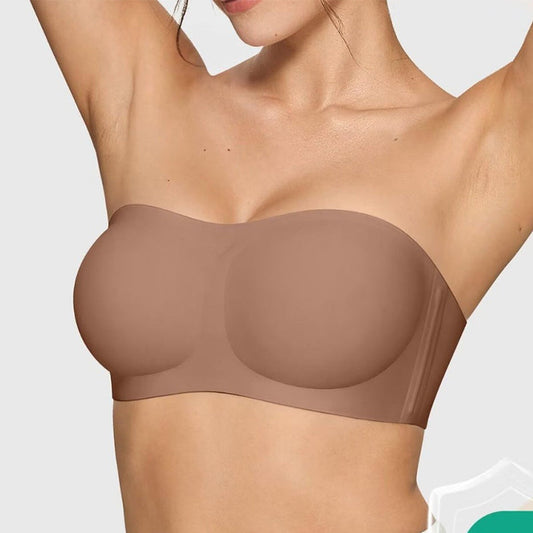 Seamless Strapless Wireless Bandeau Bra