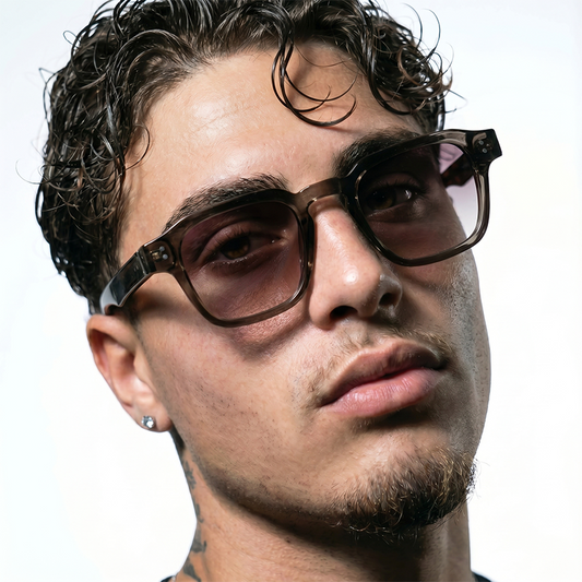 Unisex Retro Square Frame Sunglasses