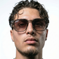 Unisex Retro Square Frame Sunglasses
