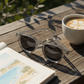 Unisex Retro Square Frame Sunglasses