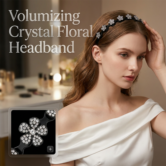 👑✨ Royal Wedding Season Edit! Wavy Crystal Headband – Sparkle Like a Princess at Ascot & Weddings, Non-Slip Girly Must-Have