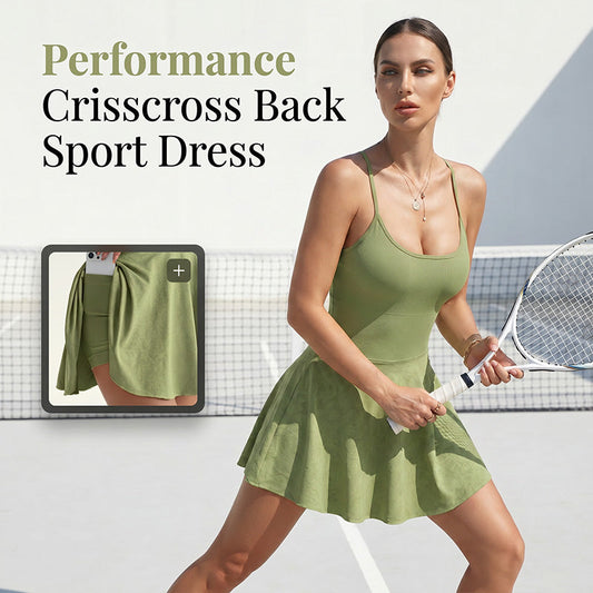 Women's Crisscross Back Sport Dress