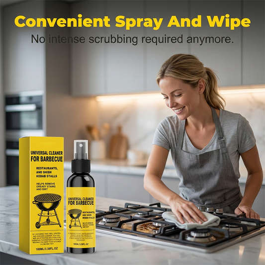 🔥🧽 50% Off Hot Sale💥Heavy-duty BBQ cleaner – dissolves carbon, grease, and baked-on grime!🫧🧼