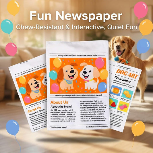 Durable Newspaper Dog Chew Toy