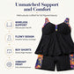👙🌊 LIMITED TIME 50% OFF! Women’s Plus Size Flowy Tankini Set – Relaxed Swim Top, Matching Shorts and Comfortable Coverage
