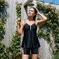 👙🌊 LIMITED TIME 50% OFF! Women’s Plus Size Flowy Tankini Set – Relaxed Swim Top, Matching Shorts and Comfortable Coverage