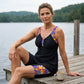 👙🌊 LIMITED TIME 50% OFF! Women’s Plus Size Flowy Tankini Set – Relaxed Swim Top, Matching Shorts and Comfortable Coverage