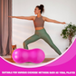 Anti-Burst Peanut Yoga Ball