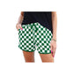 Women's Checkered Drawstring Casual Shorts