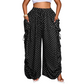Women's Casual Wide Leg Polka Dot Pants