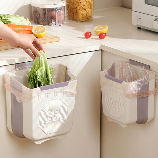 Space Saving Hanging Folding Trash Can