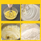 🥚🌀 Manual rotary whisk – stainless steel, no battery, versatile & easy clean!