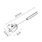 🥚🌀 Manual rotary whisk – stainless steel, no battery, versatile & easy clean!