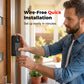 ❄️Summerfresh 50% OFF!🎙️Wireless Video Doorbell with 4.3" Indoor Monitor – Two-Way Talk, Night Vision & Wide-Angle View