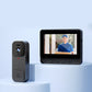 ❄️Summerfresh 50% OFF!🎙️Wireless Video Doorbell with 4.3" Indoor Monitor – Two-Way Talk, Night Vision & Wide-Angle View