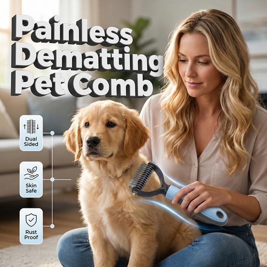 2-in-1 Pet Dematting Comb