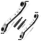4-in-1 HVAC Ratchet Service Wrench Set with S2 Hex Bit Adapters
