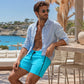 👖☀️ Summer athletic shorts – drawstring, zip pocket, side stripe, comfy fit!