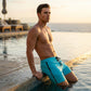 👖☀️ Summer athletic shorts – drawstring, zip pocket, side stripe, comfy fit!