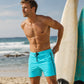 👖☀️ Summer athletic shorts – drawstring, zip pocket, side stripe, comfy fit!