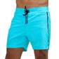 👖☀️ Summer athletic shorts – drawstring, zip pocket, side stripe, comfy fit!